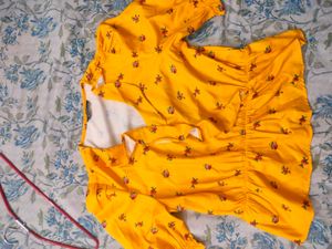 Mustard Yellow Stylish Casual Top💛