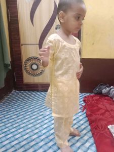 Subtle Yellow Printed Salwar Suit