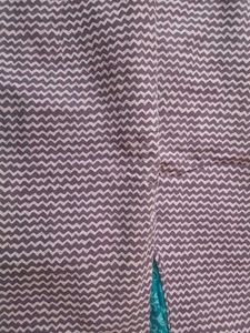 Purple Patterned Kurta With Trouser(Formal Ethnic)