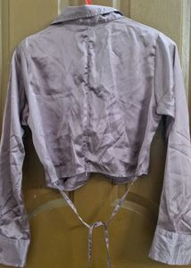 Stylish Lavender Crop Top