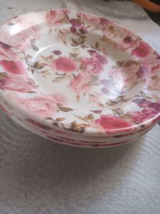 4 Plates With 2 Bowl Set