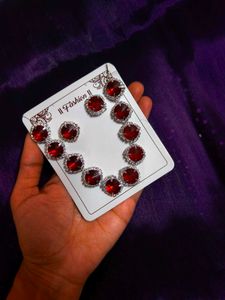 Ruby Red Jewellery Set