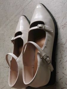 Japanese Cream Mary Jane Shoes