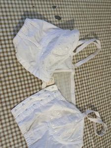 White Floral Bralette