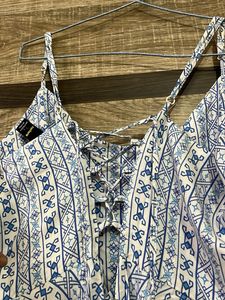 Blue Patterned Sundress