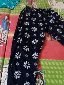 Printed Kurti And Trouser Suit