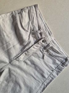Grey Flare Jeans