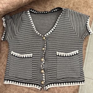 Striped Knit Top