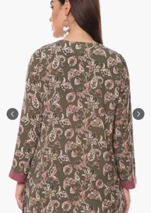 Floral Print Kurta