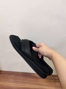Inc 5 Black Bow Thong Sandals