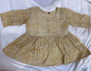 Floral Short Kurti/top