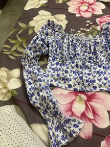 floral print crop top
