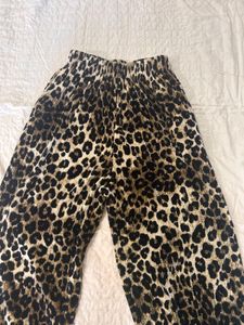 Flared Leopard Print Pant