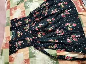 Floral Polka Dot Dress