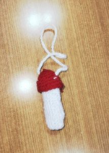 Crochet 🧶 Mushroom Lipbalm Pouch 🍄