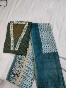 Tailor stitched suit set with Dupatta
