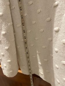 Cream Textured Knit Sweater | Cozy Winter