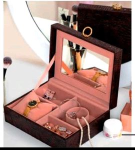 Oriflame Vintage Brown Jewelry Box