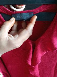 Red Shiney Top