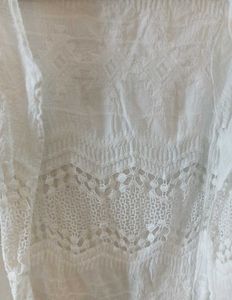 White Boho Shrug From Bali