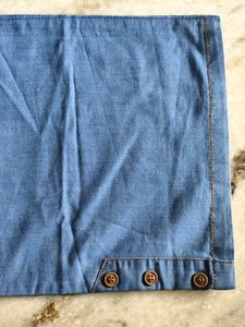 Wide Leg Denim Pants