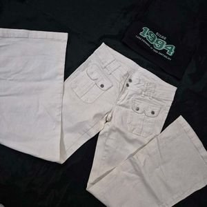 low waist bootcut Y2K Denim Jeans Flared