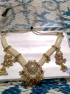 New Pearl-stone Necklace Set