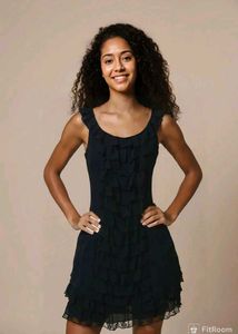 Coquette Black Dress