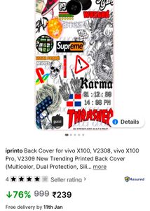 Vivo X100 Pro Back Cover