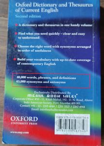 Oxford Dictionary And Treasures Of Current English