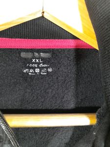 Black Casual  Jacket With Flaws