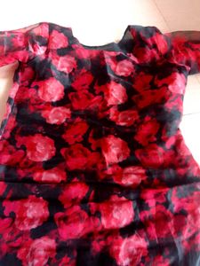 Stiched Floral Print Kurti