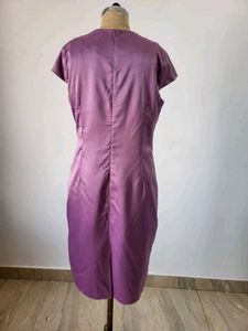 Purple Sheath Dress