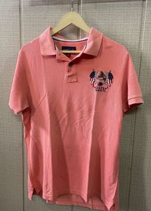 USPA Denim Co. Polo - Salmon