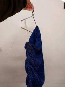 Blue One-Shoulder Top