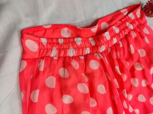 Pink Polka Dots Palazzo Pants