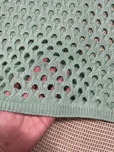 Sea Green Mesh Top
