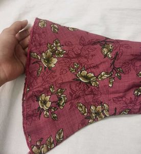 Elegant Floral High-Low Dress💗