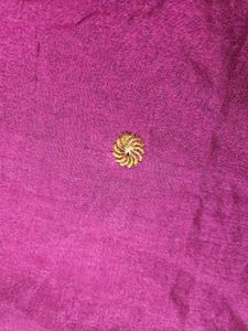 Purple Embroidered Ethnic saree