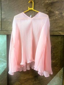 babypink Floral Tops Tunic..