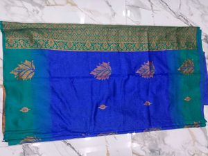 Silk Saree with unstitched blouse