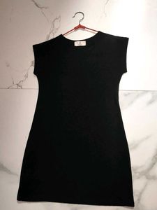 Black Sleeveless Casual Dress