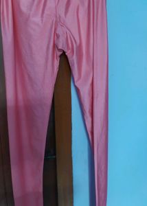 Pink Shiny Leggings