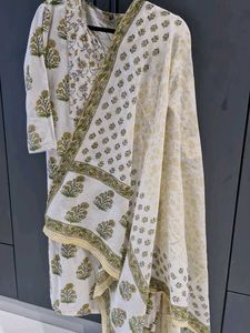 Cotton Kurta Dupatta Set (Only Cash)