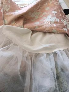 FLORAL PRINT APPLIQUE DRESS