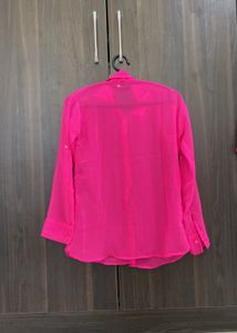 Pink Sheer Shirt