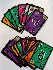 Uno Flip Side Toyverse Playing Cards, 2-10 Players, Cards &amp; Instructions, Play a Uno Flip Card! Flip The Deck! UNO FLIP Card Play This Card to Enter The Dark Side ,pack of 1