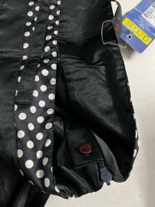 Pintrest korean Black Polka Dot Skirt