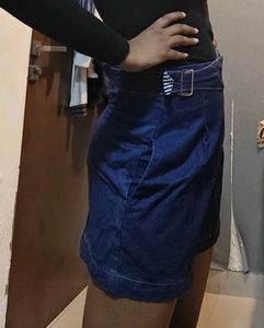 Denim Skirt Shorts