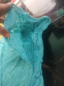 Sea Green Lace Top